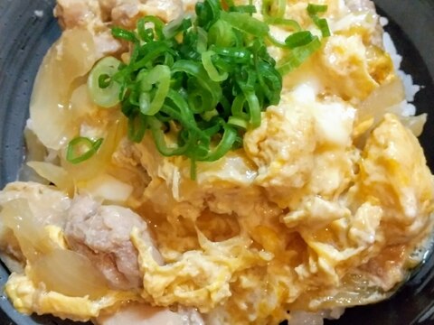 円やかな豆乳入り親子丼(*^^*)